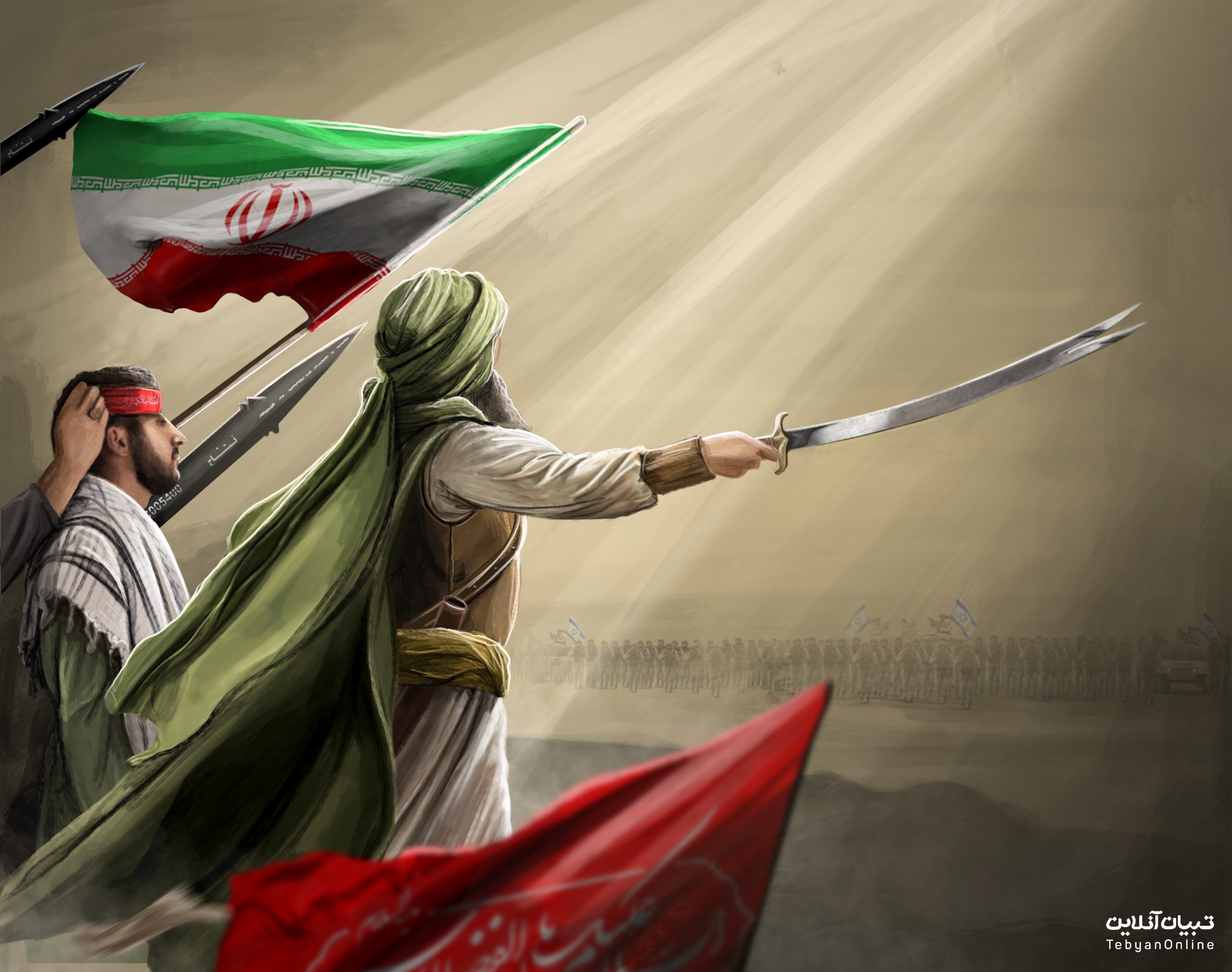IMG 1300 scaled - زمانه بر سر جنگ است؛ یا علی مددی - 3